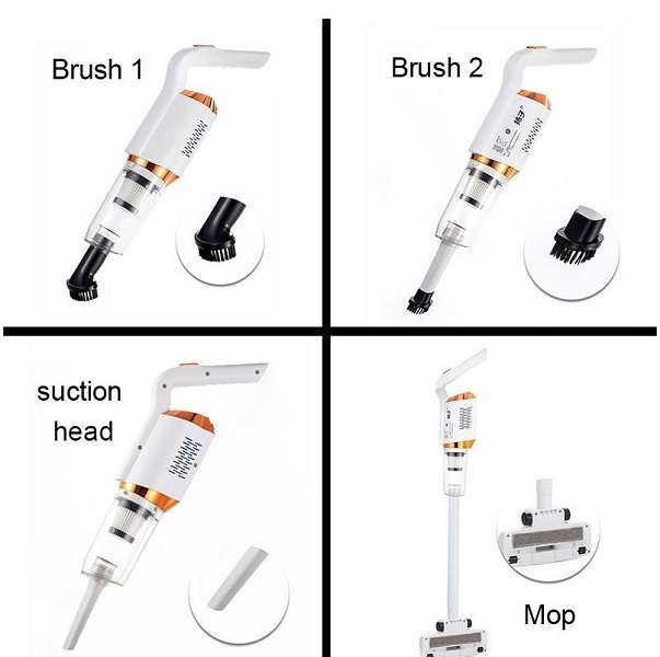 HY-118 USB Rechargeable Cordless Vacuum Cleaner With 2000mAh Battery