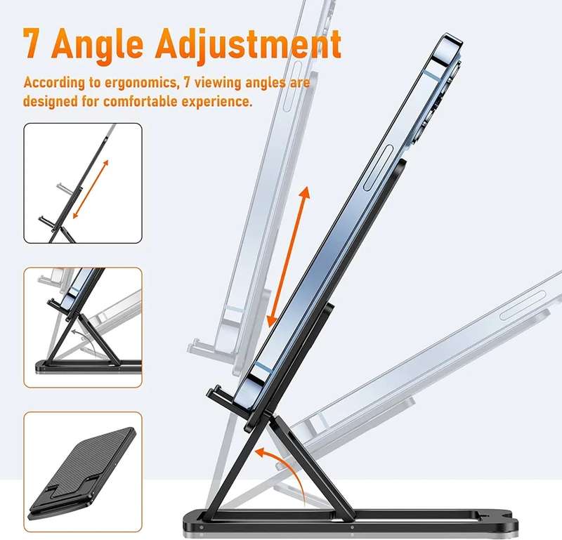 Aerbes AB-ZJ02 Adjustable Desktop Foldable Mobile Phone Holder
