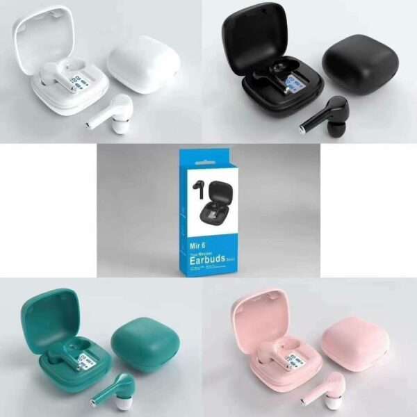TWS Wireless Earphone Bluetooth 5.0 Headphones True Wireless Earbuds Mir6