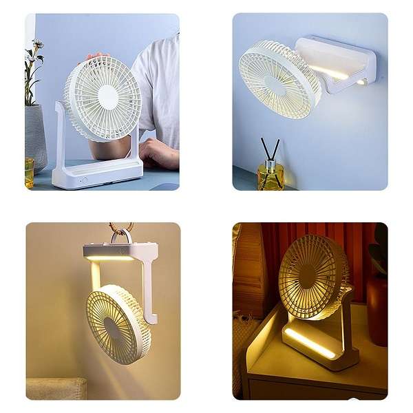 Z541 Rechargeable Multifunctional Night Light Fan