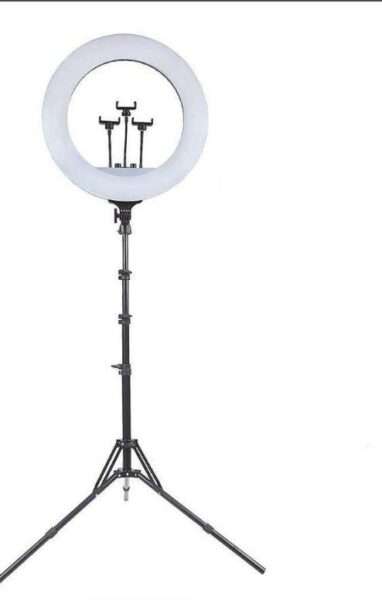 LJJ-56 56cm 22 inch Ring Light for Social Media Videos With Tripod Stand