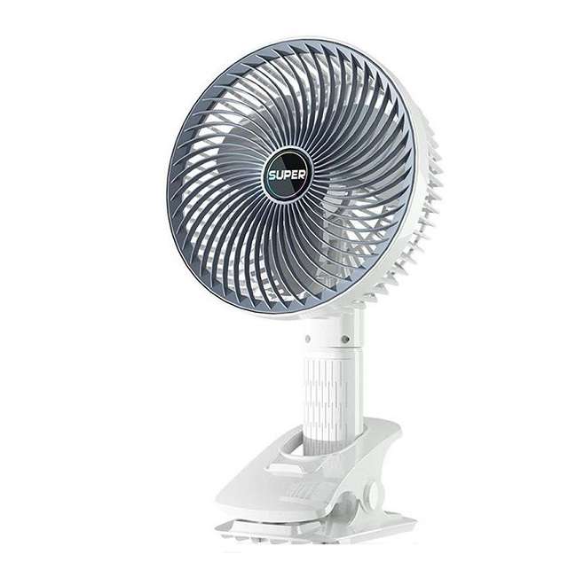 PM-037 Rechargeable Clip On Portable Desktop Fan