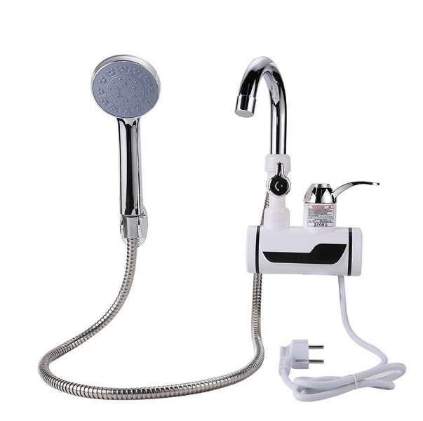 XF000003 Side Water Inlet Heated Faucet With Shower JG020