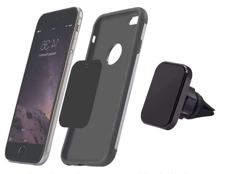 Aerbes AB-Q586 Air Vent Magnetic 360° Rotation Phone Holder for Car
