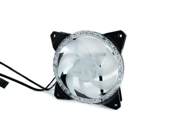 XF0458 12V RGB Computer Host Luminous Fan Ice Drill