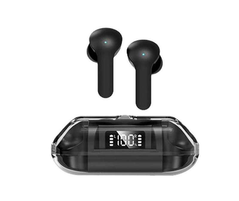 AH-807E TWS Transparent Shell Intelligent Touch Bluetooth Headset F20