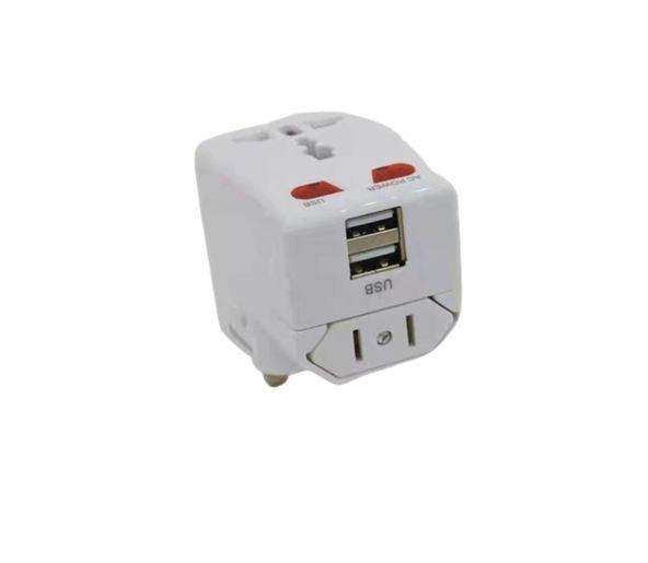 Converter Socket 2.1A EU Adapter Charger With USB AC Power Plug