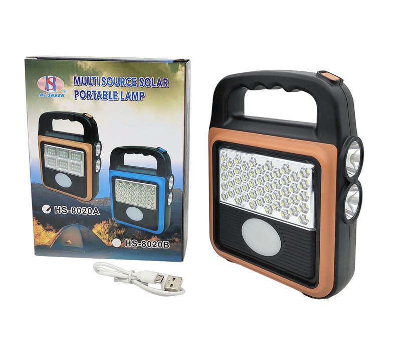 FA-8020B Rechargeable Solar Powered Emergency Light