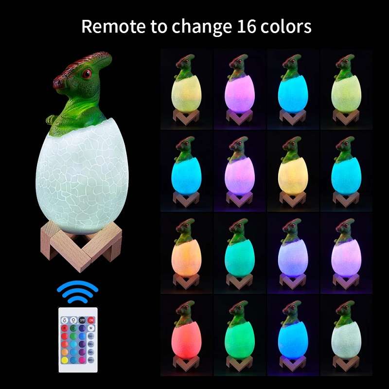 1831515 Rechargeable Colour Changing 3D Dinosaur LED Light