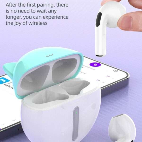 SMS-T16A Cute Cat Ears Wireless Earbuds