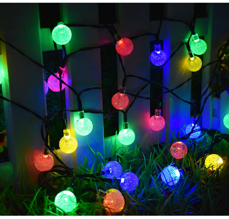 FA-LC45C Solar Bubble Ball RGB String Light 5M