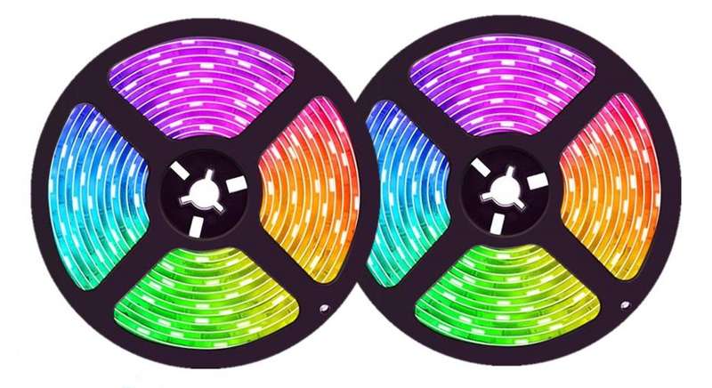 XF0564 RGB LED Strip Light 12V Bluetooth App and Remote Control 10M