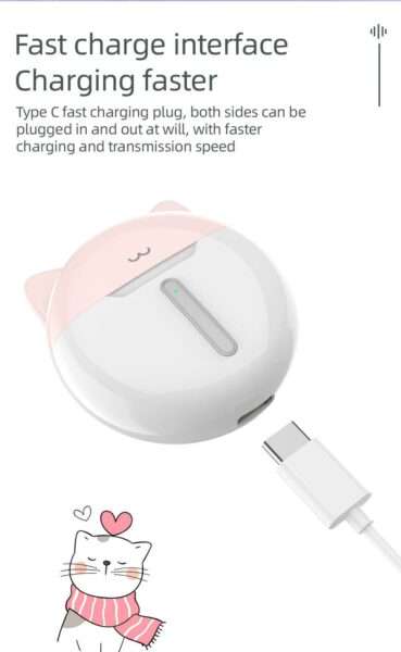SMS-T16A Cute Cat Ears Wireless Earbuds