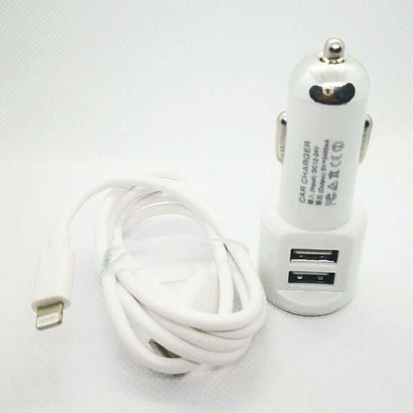 S309 Super E 18W Lightning Dual Port USB Car Charger
