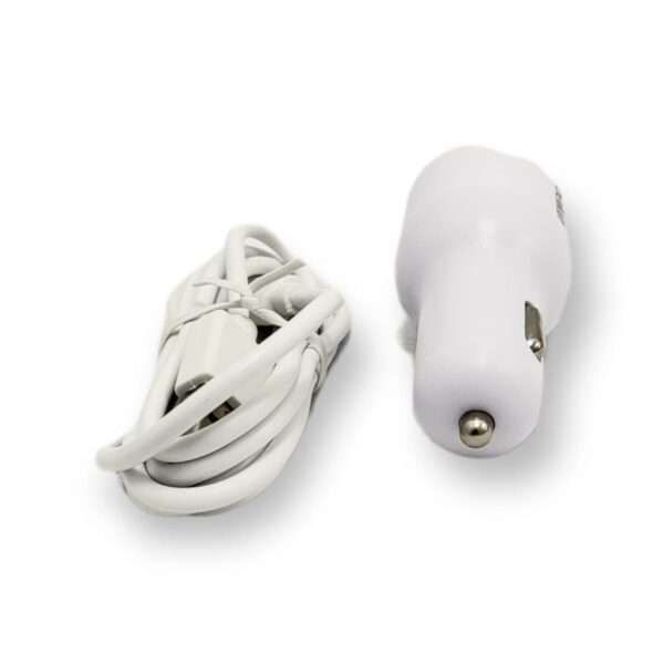 20W Dual Port Car Charger with Type C Cable