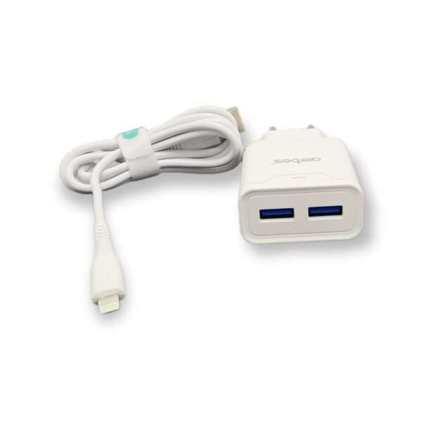 Aerbes AB-S630i iPhone 2,4A Charger With iPhone Cable 1m