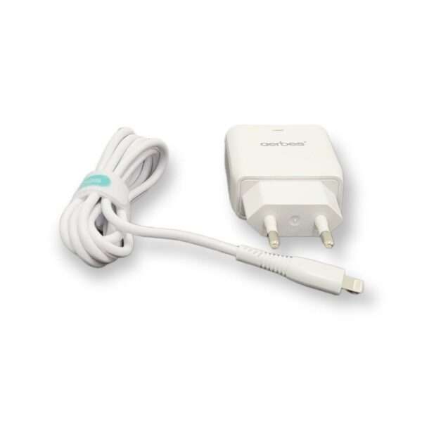 Aerbes AB-S630i iPhone 2,4A Charger With iPhone Cable 1m