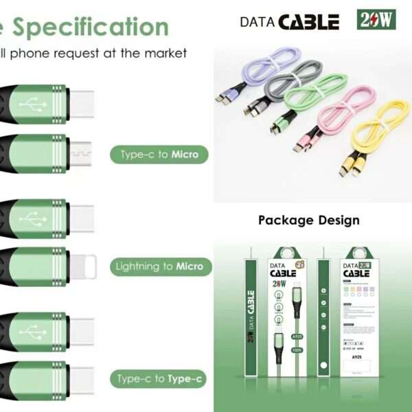 A925 C-i5 Type C to Lightning 1m Cable