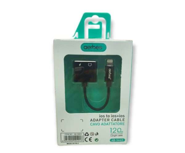 Aerbes AB-S662i IOS To IOS 3.5mm Jack Adapter Cable
