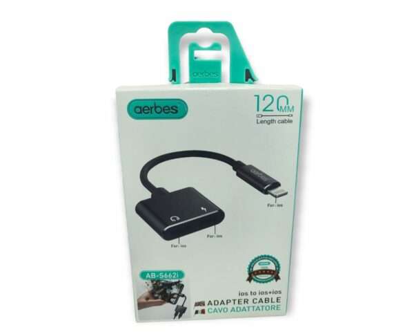 Aerbes AB-S662i IOS To IOS 3.5mm Jack Adapter Cable