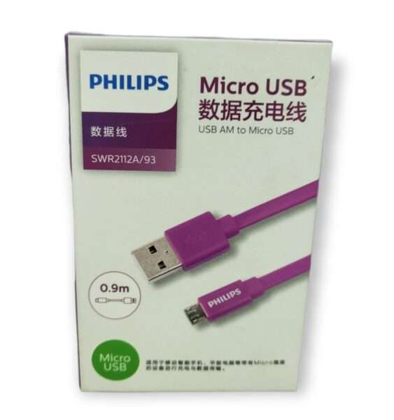 BH08 Micro USB 0,9m Cable 2.4A 5V