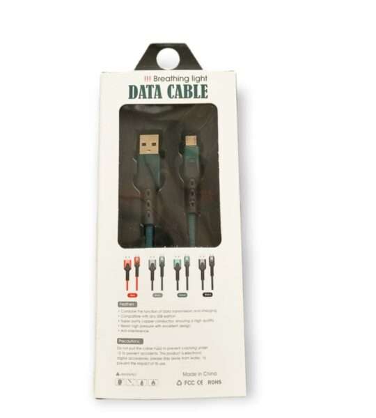 A936 Breathing Light Micro USB 2.4A Cable