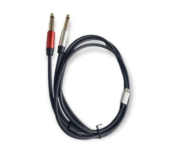 1.5M Type C Male To Dual 6.35mm Audio Y Splitter Stereo Cable