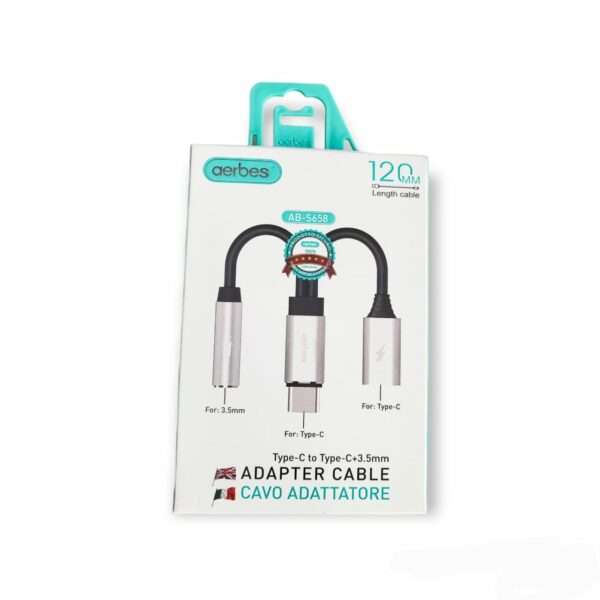 AB-S658 Type C To Type C And 3.5mm Adapter Cable