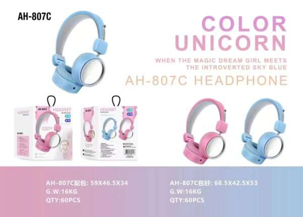 AH-807C Bluetooth Headphone With Mirror