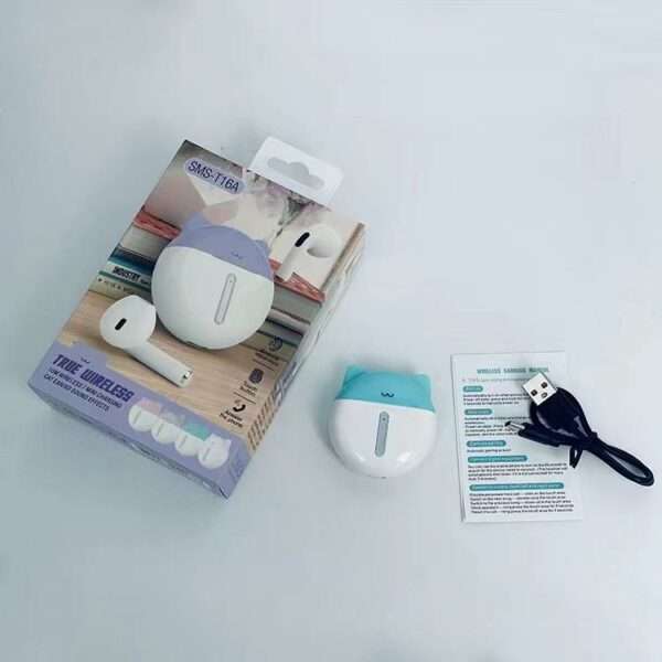 SMS-T16A Cute Cat Ears Wireless Earbuds