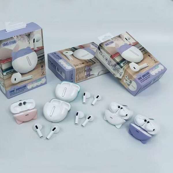 SMS-T16A Cute Cat Ears Wireless Earbuds