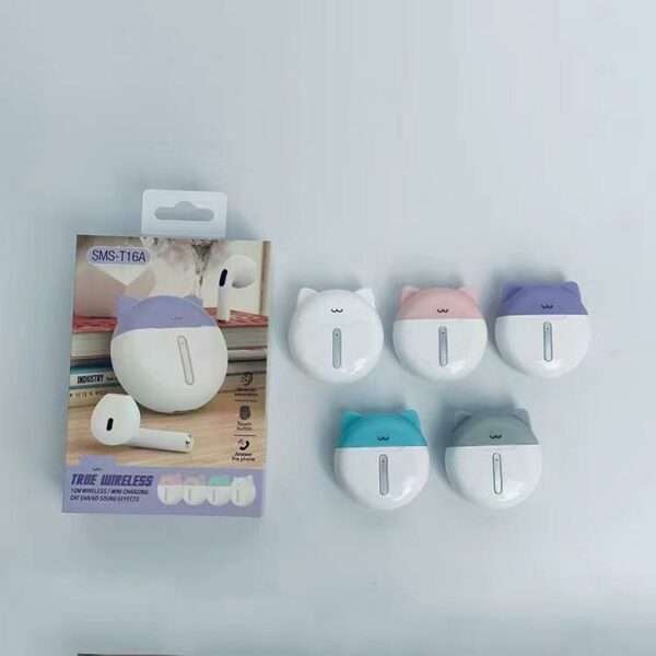 SMS-T16A Cute Cat Ears Wireless Earbuds