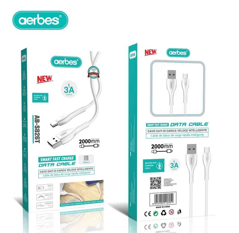 Aerbes AB-S826T 2M USB to Type C Cable