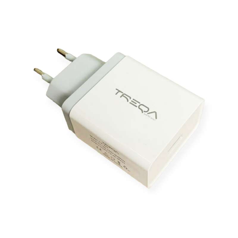 Treqa CS-203-V8 Smart Charger Kit With V8 Cable 2.4A Output