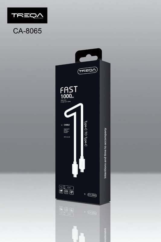 Treqa CA-8065 Type C To Type C 1M Cable