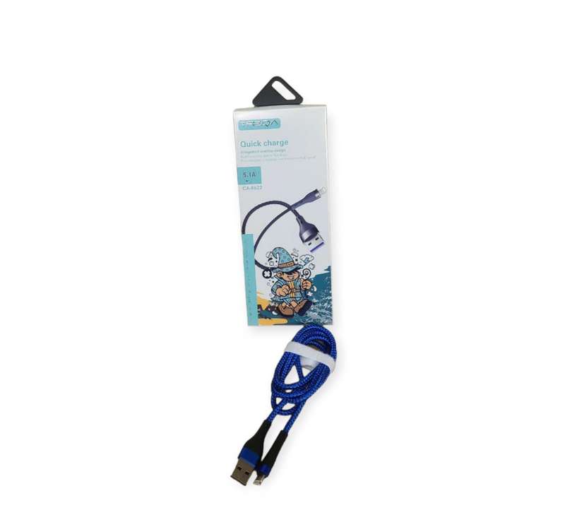 Treqa CA-8622 Quick Charge Lightning USB Cable For IOS 5.1A