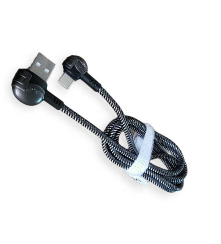Treqa CA-8633 90 Degree Angle Type C USB Cable 5.1A