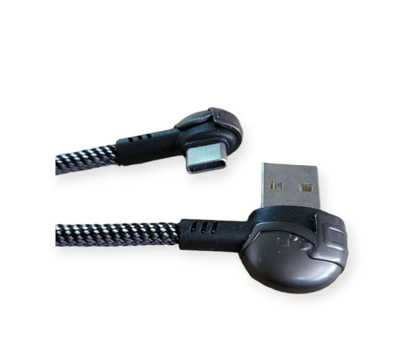 Treqa CA-8633 90 Degree Angle Type C USB Cable 5.1A