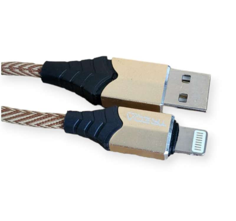 Treqa CA-8332 Quick Charge Lightning USB Cable For IOS 3.4A 1M