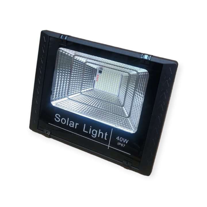 FA-5280-40W Solar Powered Flood Light With Time Switch And Remote Control