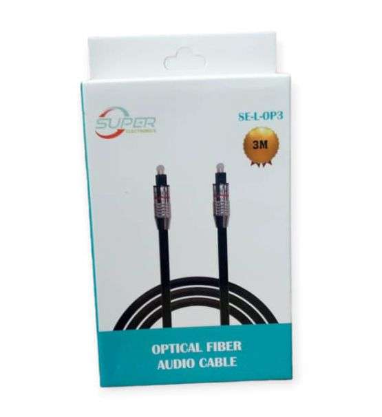 SE-L-OP3 Optical Audio Cable With Metal Head 3M