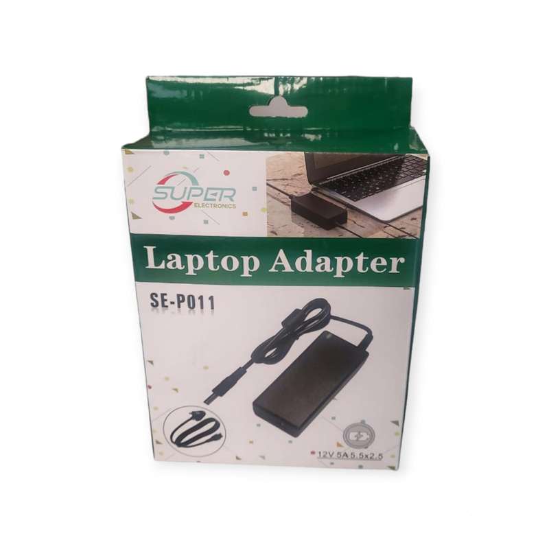 SE-P011 12V Laptop Charger For HP 5A Pin Size 5.5X2.5mm