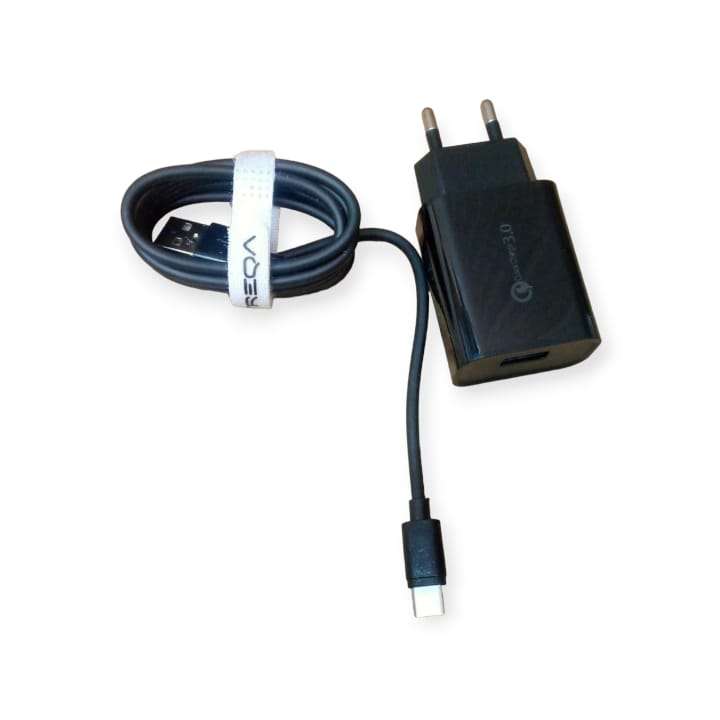 Treqa CS-220 18W USB Wall Charger With Type C USB Cable