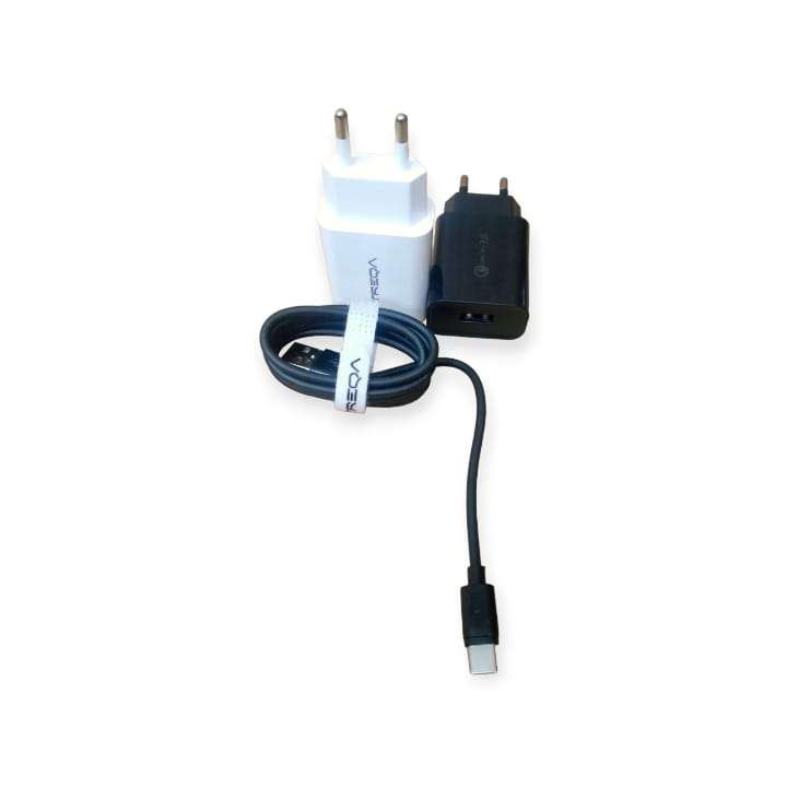 Treqa CS-220 18W USB Wall Charger With Type C USB Cable