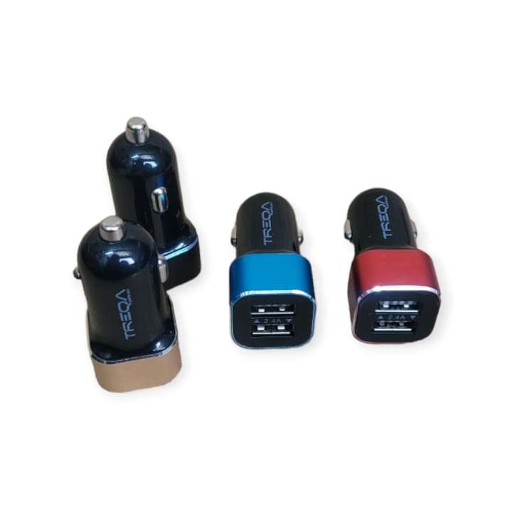Treqa CC-315  Auto-ID 2.4A Dual USB Car Charger