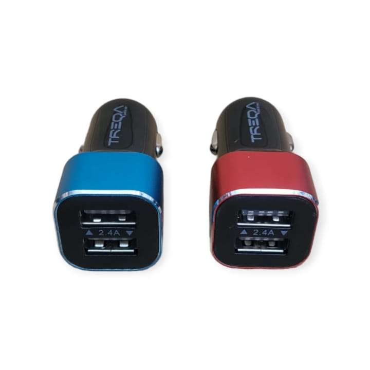 Treqa CC-315  Auto-ID 2.4A Dual USB Car Charger