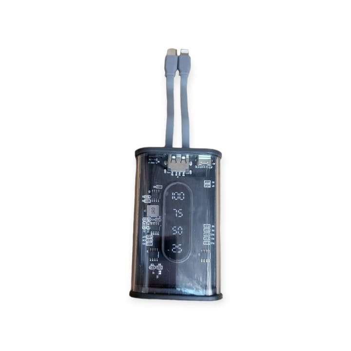 Y195 Cyberpunk Style 20000mah Transparent Power Bank