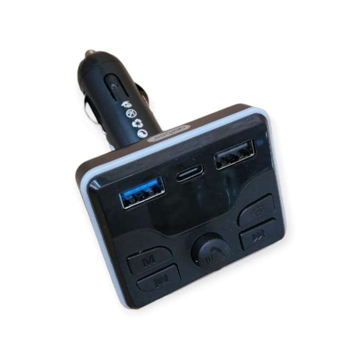 Aerbes AB-CZ02 Wireless RGB Car MP3 Player FM Transmitter With Remote Control