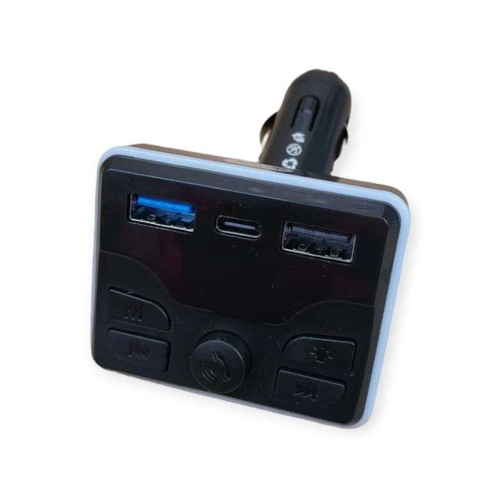 Aerbes AB-CZ02 Wireless RGB Car MP3 Player FM Transmitter With Remote Control