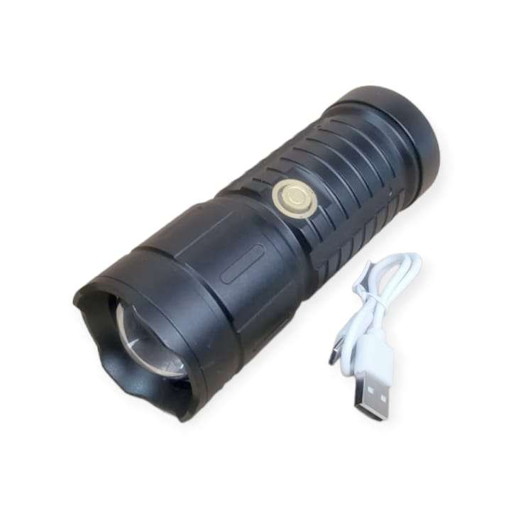 Feimao FA-906-TG USB Rechargeable Aluminium Alloy White Flashlight